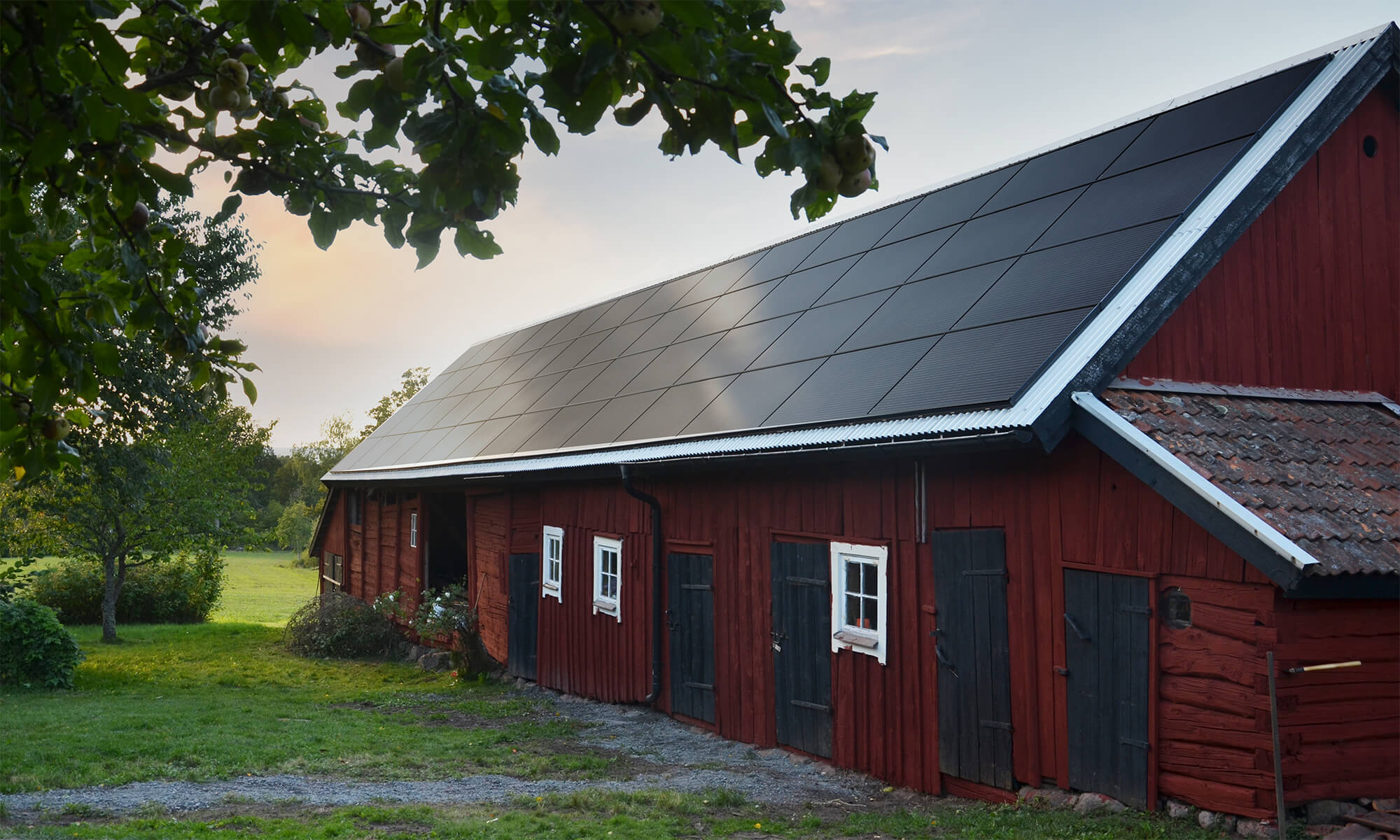 Falköping: Das Solarpotenzial grüner Bauernhöfe